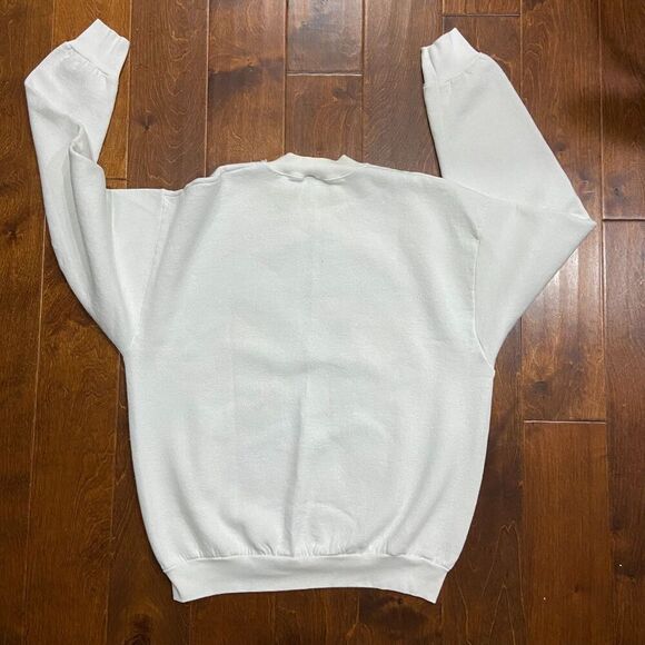 Fruit Of The Loom Vintage 1993 Nativity Scene Crewneck Sweatshirt White Mens XL - Picture 4 of 7